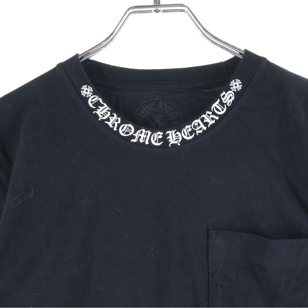 CHROME HEARTS(クロムハーツ) NECK LOGO S/S TEE ネック ロゴプリントT