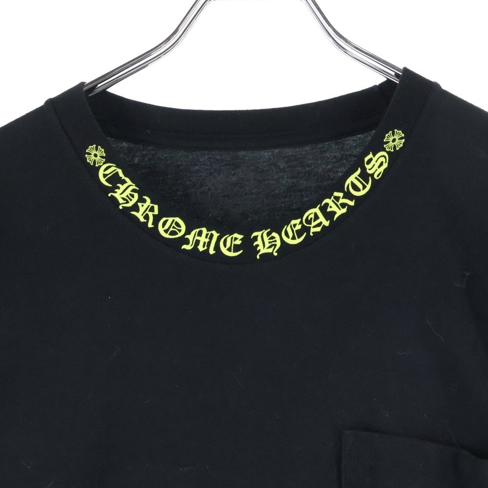 Chrome Hearts ブラック長袖カットソー クロムハーツ カットソー ロングTシャツ ホースシュー Lサイズ