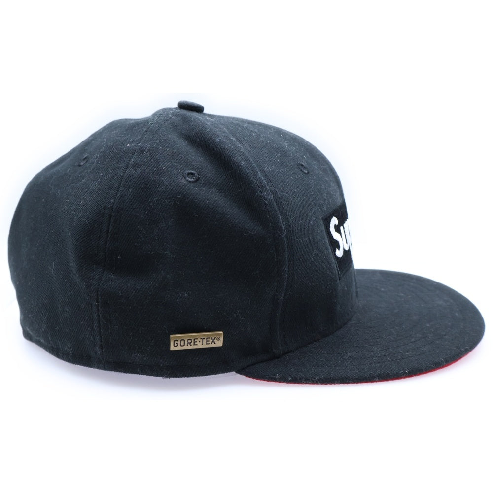 SUPREME(シュプリーム) 13AW ×NEW ERA GORE-TEX Box Logo ニューエラ ゴアテックス ボックスロゴ ベースボールキャップ 帽子 ブラック
