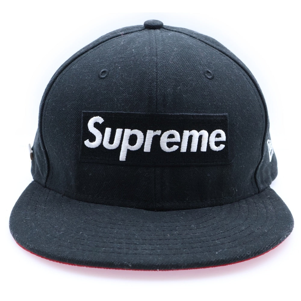 SUPREME(シュプリーム) 13AW ×NEW ERA GORE-TEX Box Logo ニューエラ ゴアテックス ボックスロゴ ベースボールキャップ 帽子 ブラック