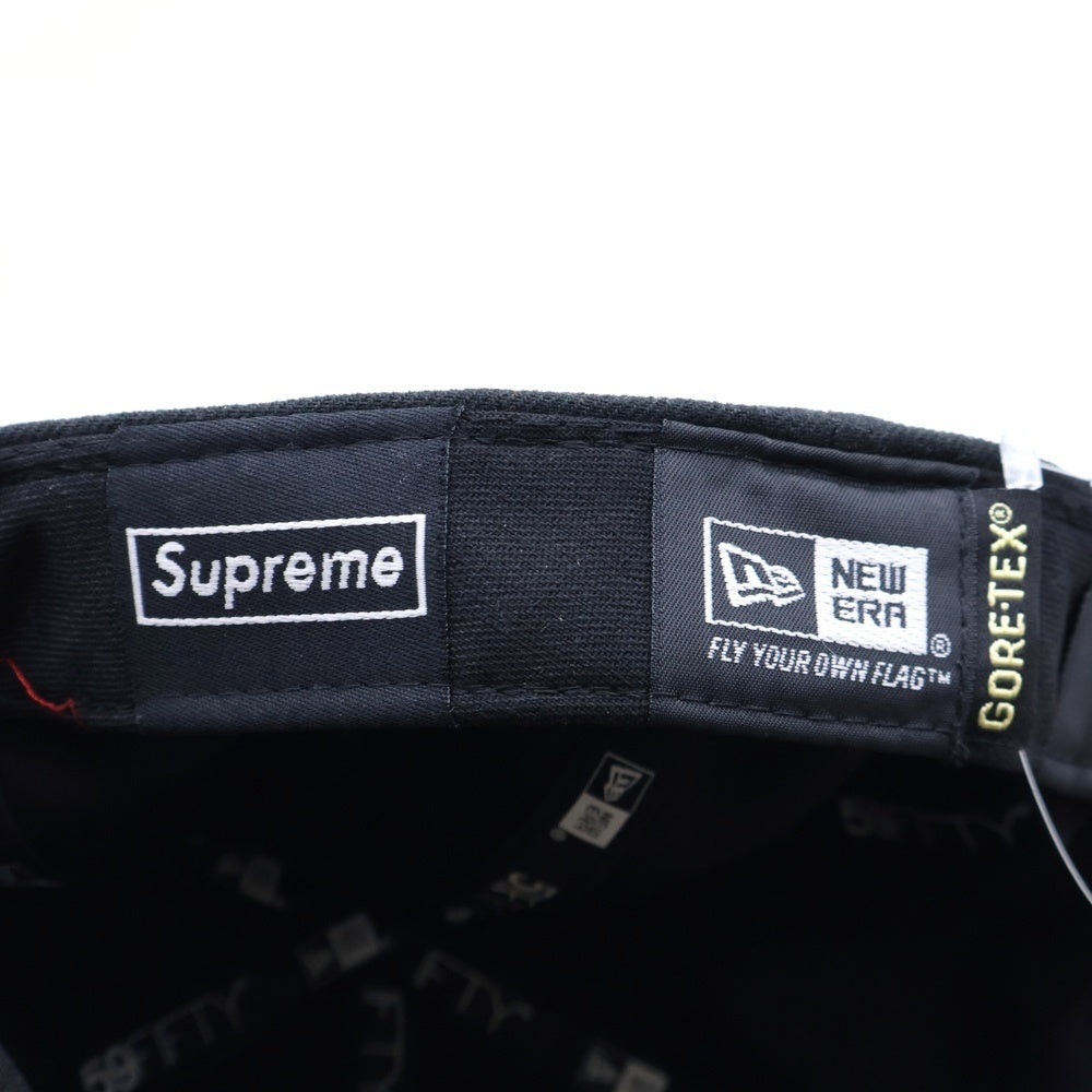 SUPREME(シュプリーム) 13AW ×NEW ERA GORE-TEX Box Logo ニューエラ ゴアテックス ボックスロゴ ベースボールキャップ 帽子 ブラック