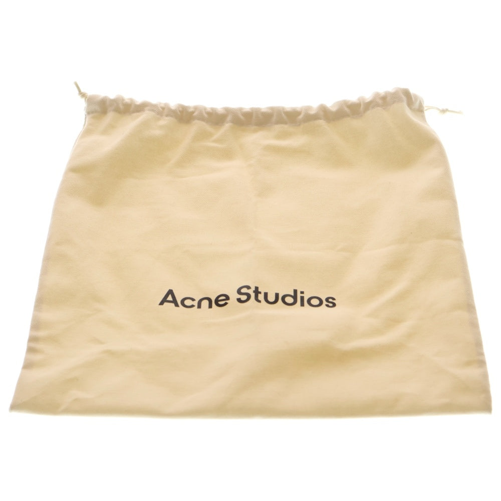 Acne Studios(アクネ ストゥディオズ) MUSUBI MICRO LEATHER BAG ムスビ マイクロ 2WAY レザー ショルダー ハンドバッグ レディース グレー