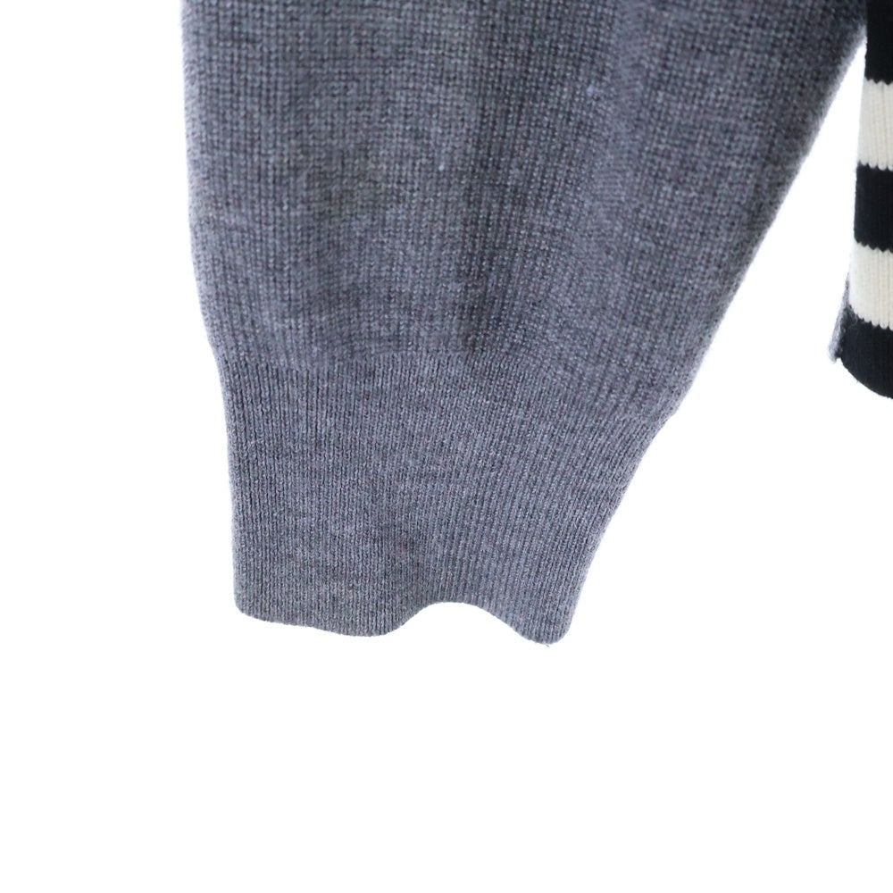 DOLCE & GABBANA(ドルチェアンドガッバーナ) 17SS パネルボーダーミックスニットセーター クルーネックニット マルチカラーGQ018K F75AQ-B