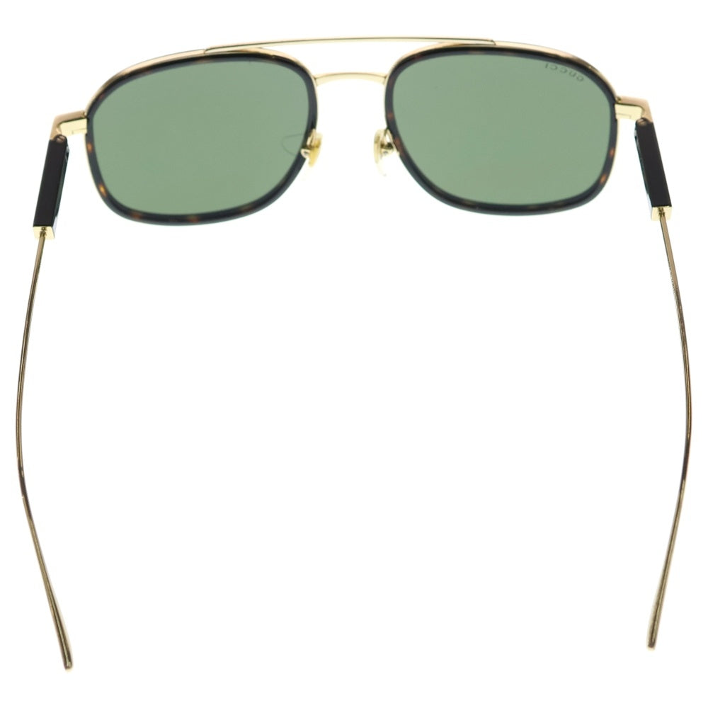 GUCCI(グッチ) 002 ナビゲーター オプティカルフレーム サングラス メガネ ゴールド/ブラック 561120