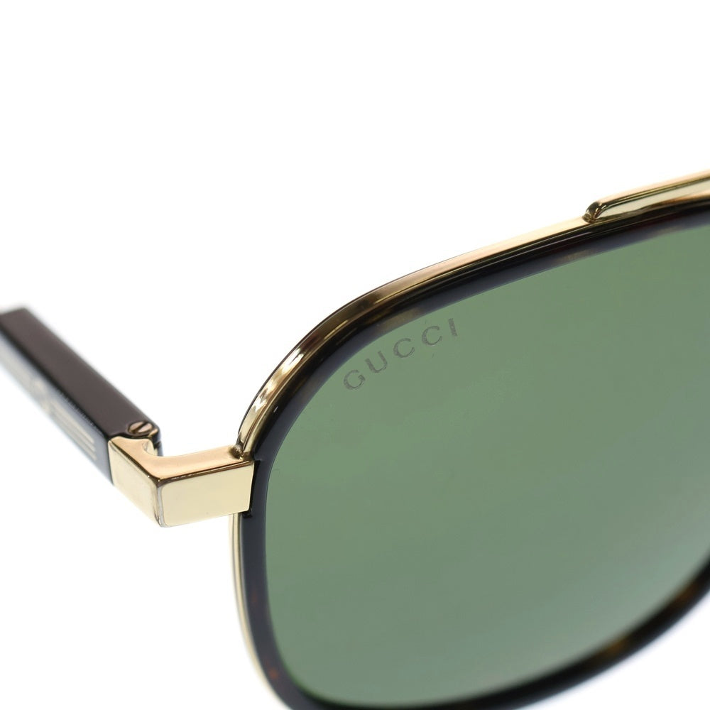 GUCCI(グッチ) 002 ナビゲーター オプティカルフレーム サングラス メガネ ゴールド/ブラック 561120