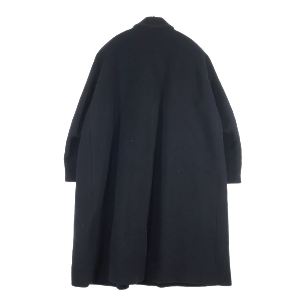 SAINT LAURENT PARIS(サンローランパリ) 23AW ウール オーバーサイズ チェスターコート ブラック 763953