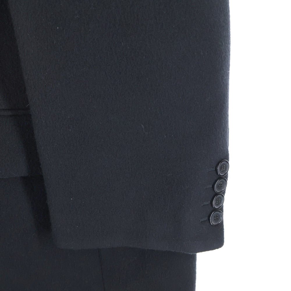 SAINT LAURENT PARIS(サンローランパリ) 23AW ウール オーバーサイズ チェスターコート ブラック 763953