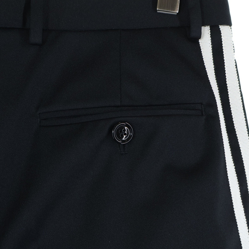 GUCCI(グッチ) × adidas アディダス サイドラインショートパンツ ハーフパンツ ブラック 722512 ZALDB