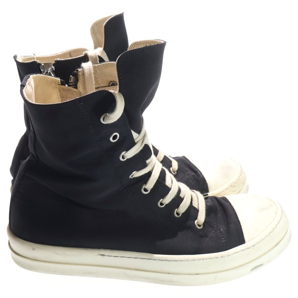 Rick Owens DRKSHDW(リックオウエンス ダークシャドウ) RAMONES ラモーンズ スニーカーズ ハイカットスニーカー キャンバス ブラック
