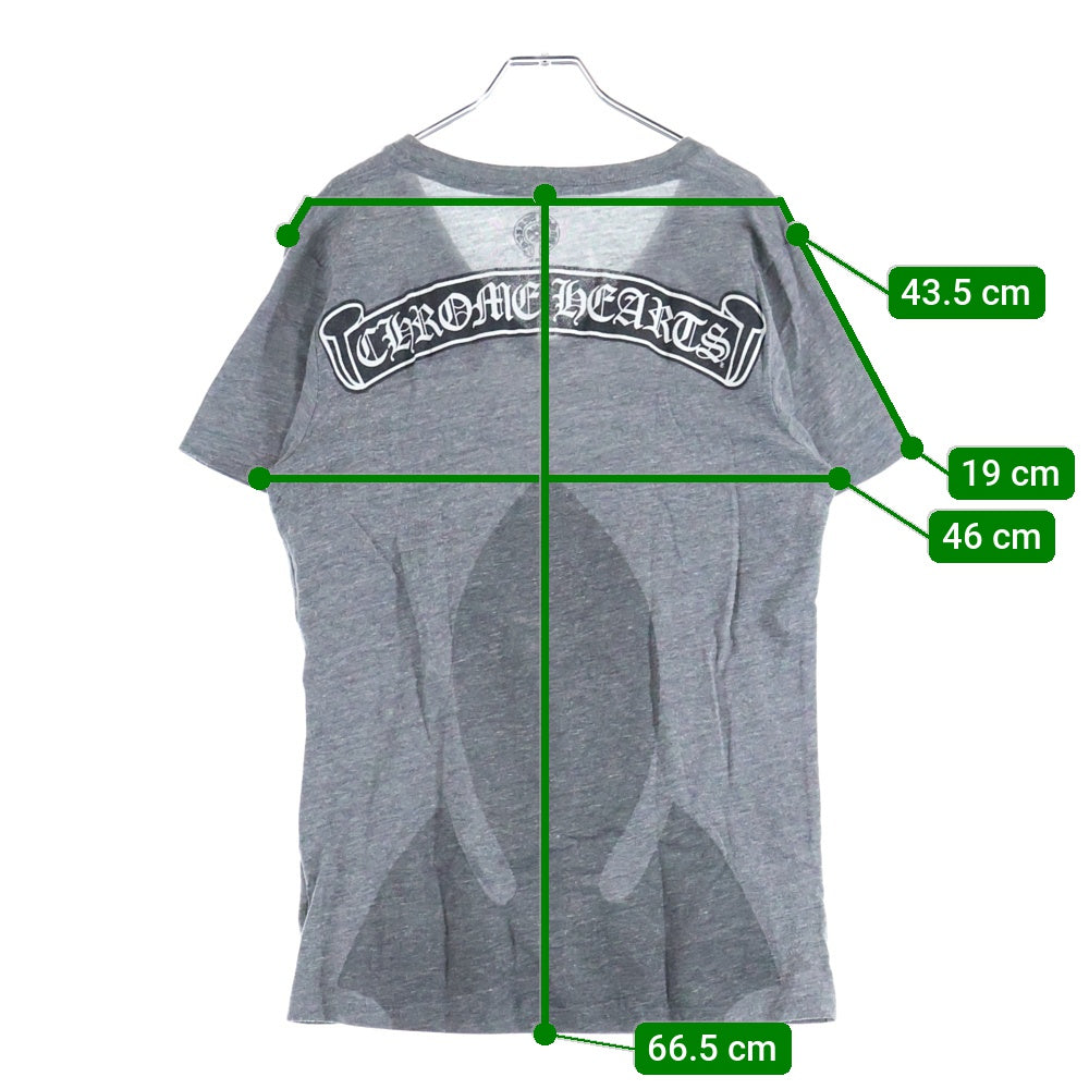 CHROME HEARTS(クロムハーツ) スクロールロゴVネック スクロールラベル