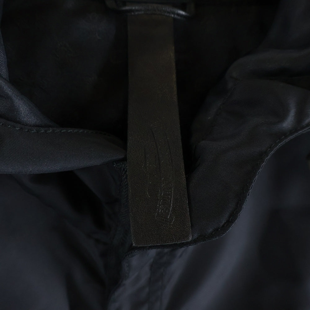 CHROME HEARTS(クロムハーツ) PUDDLES CHプラスパッチ ナイロンコート ロングコート ブラック