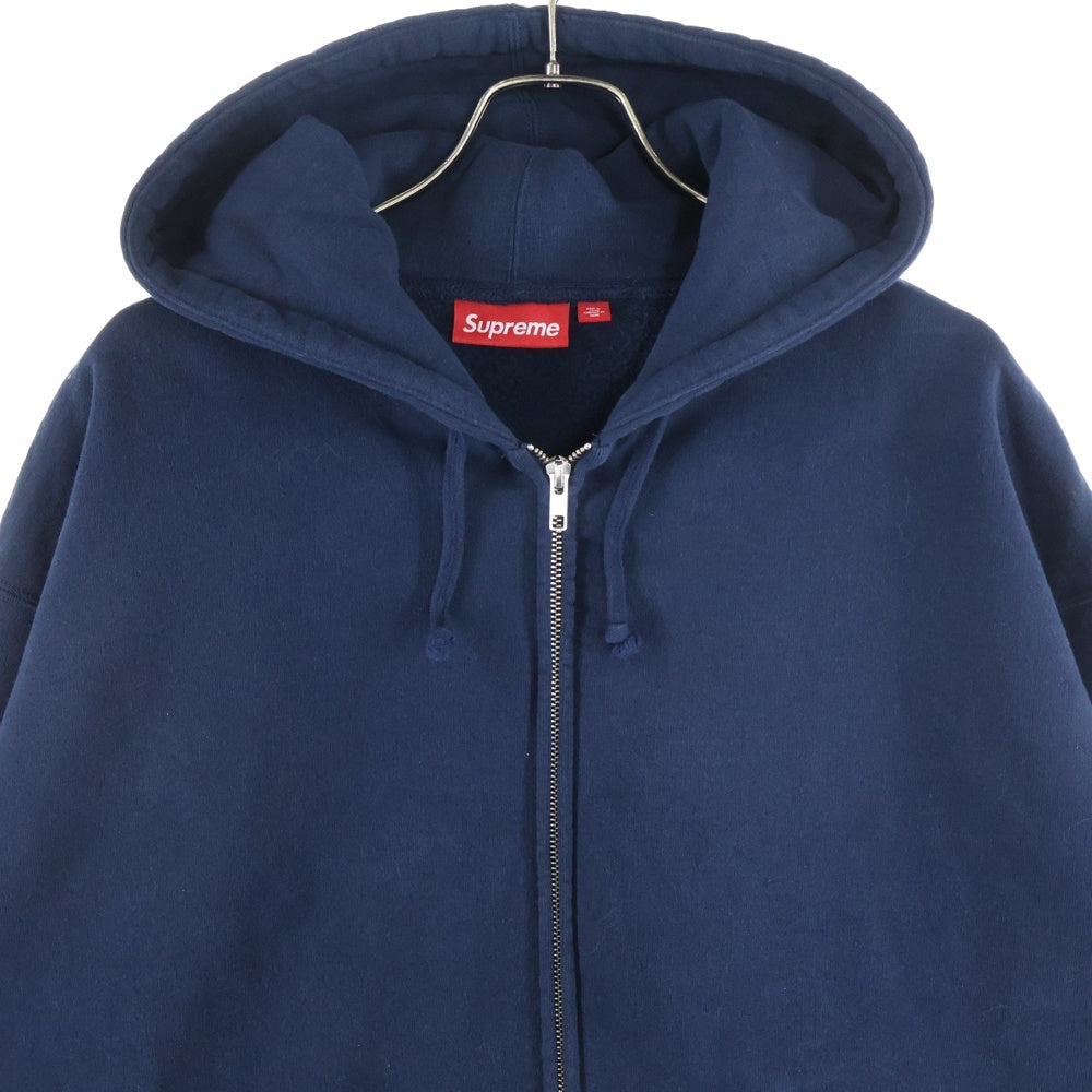 SUPREME(シュプリーム) 25SS Big Logo Zip Up Hooded Sweatshirt ビッグロゴ ジップアップ スウェットパーカー ネイビー