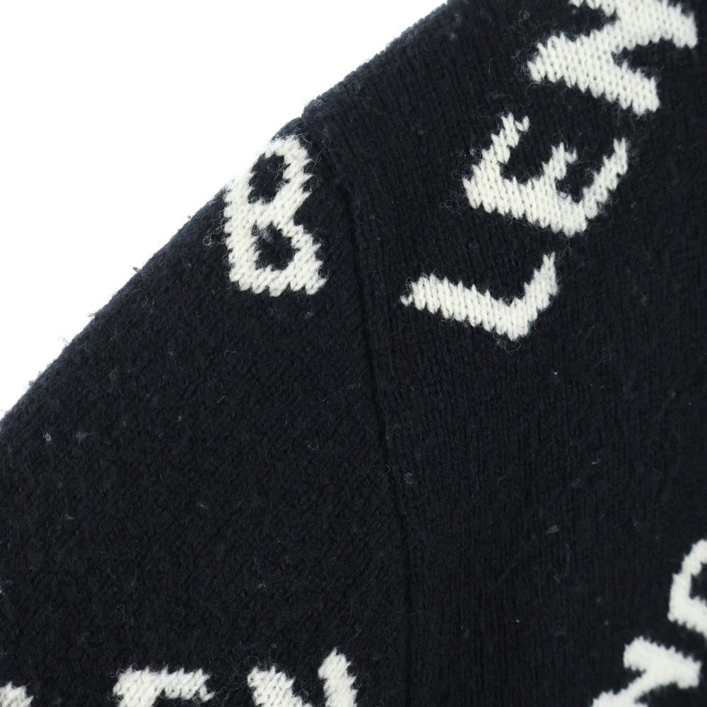 BALENCIAGA(バレンシアガ) 20AW オールオーバーロゴジャガード クルー