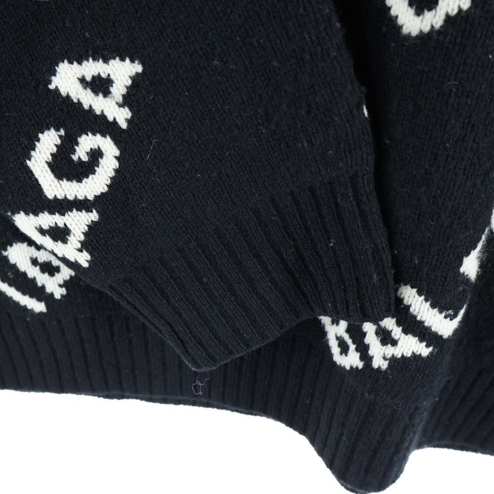BALENCIAGA(バレンシアガ) 20AW オールオーバーロゴジャガード クルー