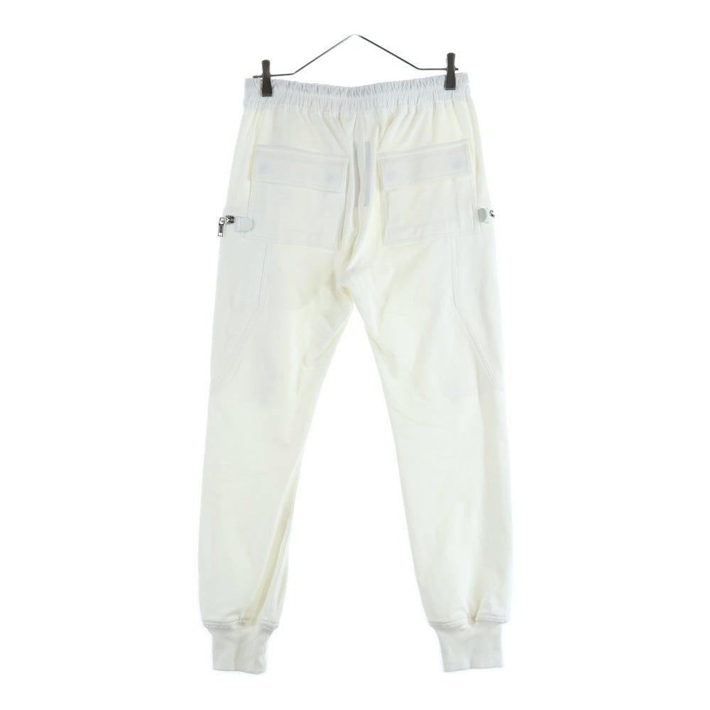 Rick Owens(リックオウエンス) 20SS Cargo Jog Pants カーゴジョグ ドローストリングカーゴパンツ ホワイト RU20S7396-BA