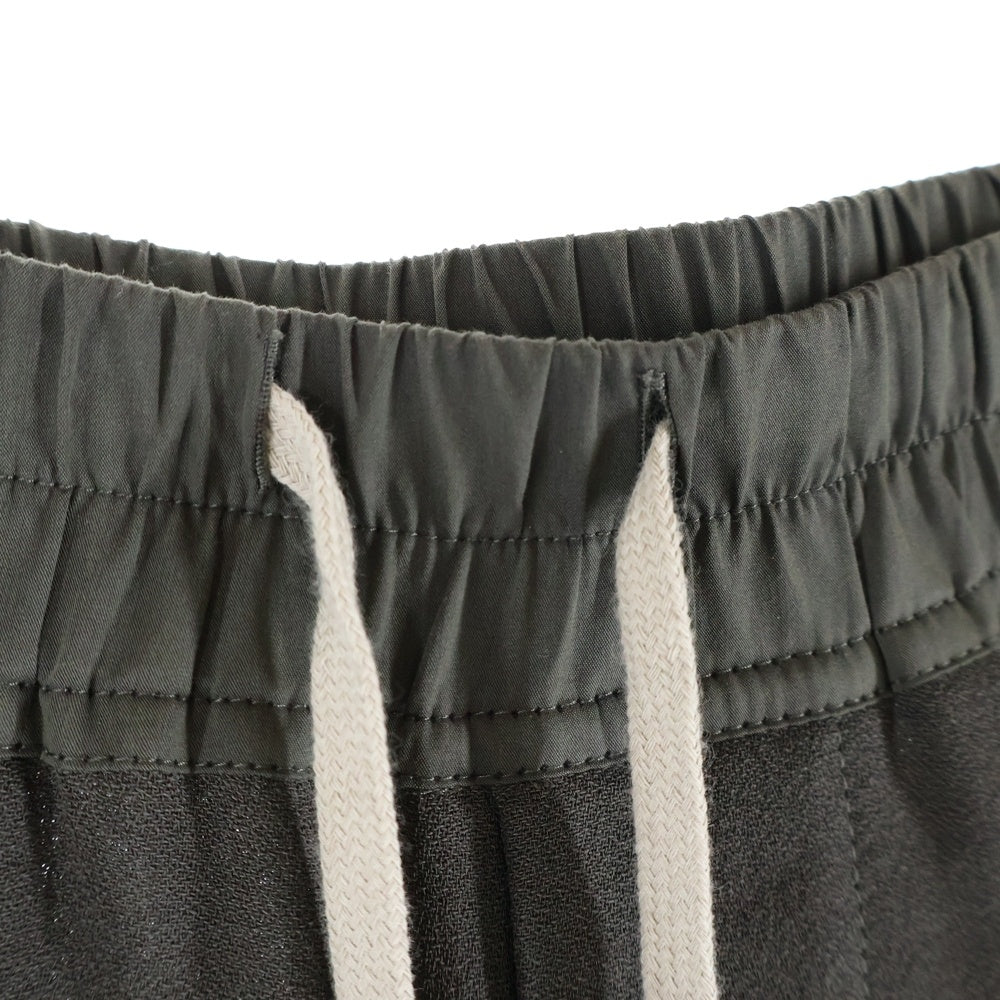 Rick Owens(リックオウエンス) 18SS ドローストリング クロップド サルエルパンツ カーキ RU18S5395ーWE
