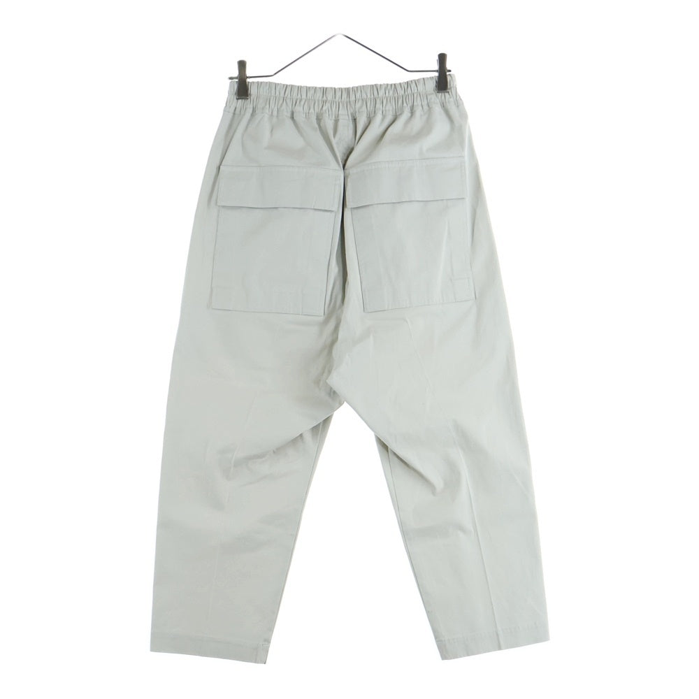 Rick Owens(リックオウエンス) 19SS クロップドドローコードサルエルロングパンツ グレーRU19S2395ーTE