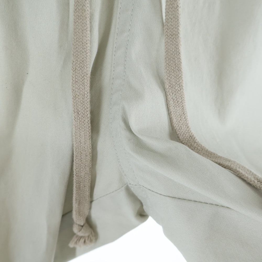 Rick Owens(リックオウエンス) 19SS クロップドドローコードサルエルロングパンツ グレーRU19S2395ーTE