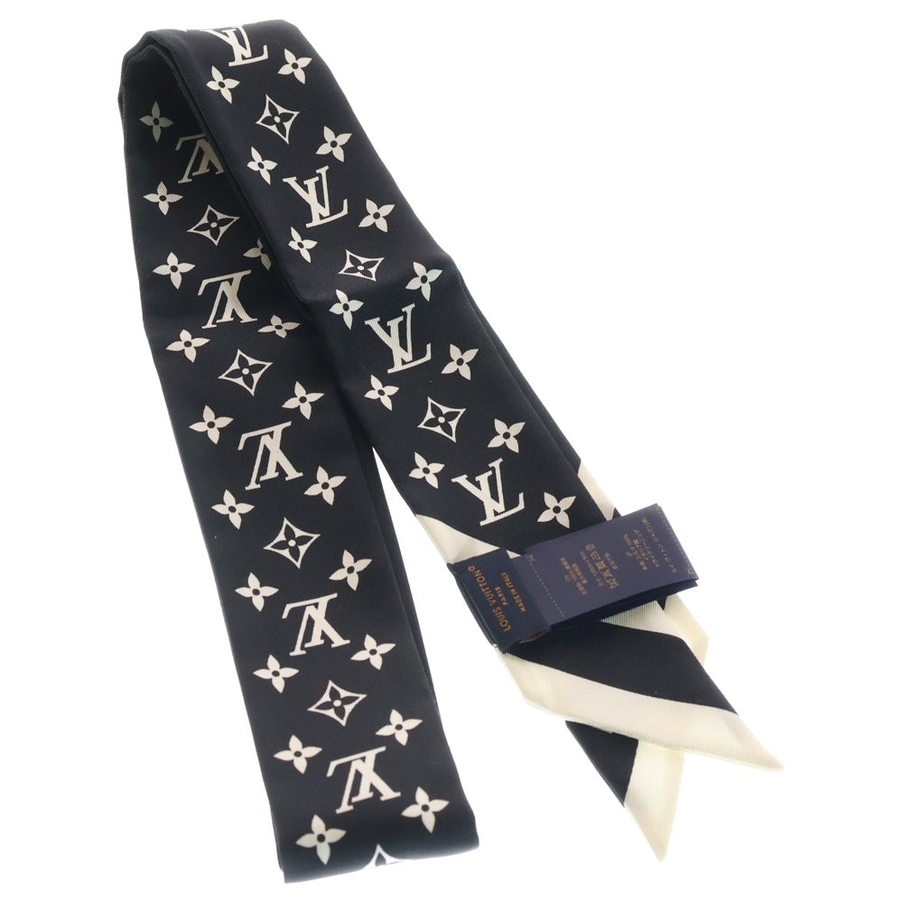 LOUIS VUITTON(ルイヴィトン) バンドーBB・モノグラム シルエット ネクタイ ブラック/ホワイト M97169 レディース