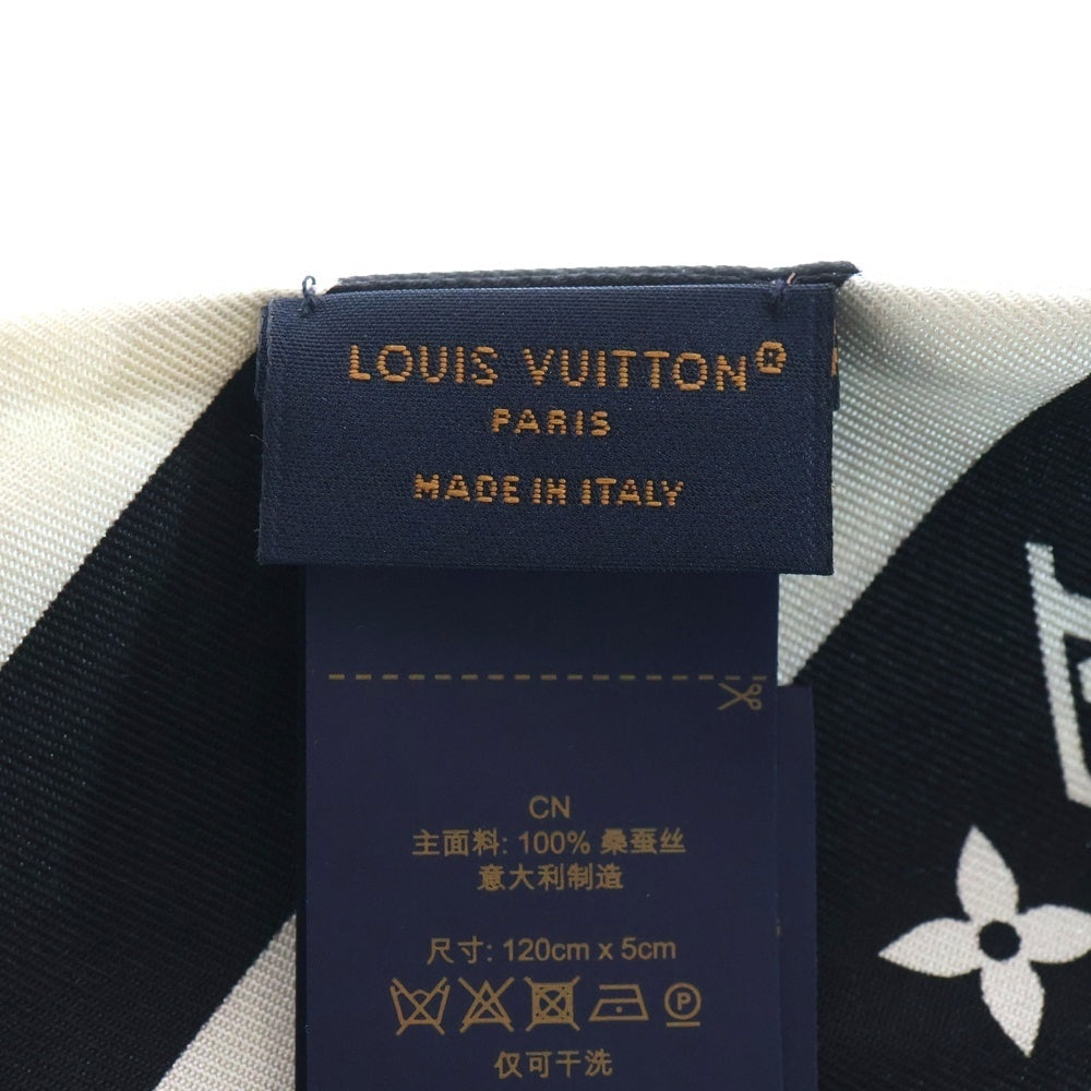 LOUIS VUITTON(ルイヴィトン) バンドーBB・モノグラム シルエット ネクタイ ブラック/ホワイト M97169 レディース