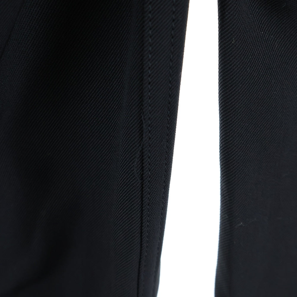 BALENCIAGA(バレンシアガ) ウール フロントタック スラックスパンツ ブラック 613927