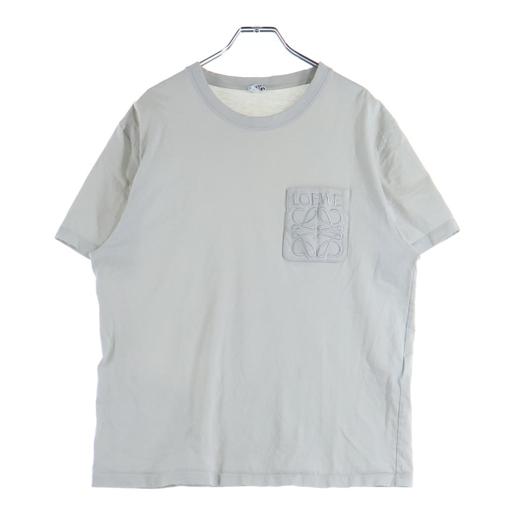 LOEWE(ロエベ) アナグラム刺繍 半袖Tシャツ カットソー グレー H526Y22XBC