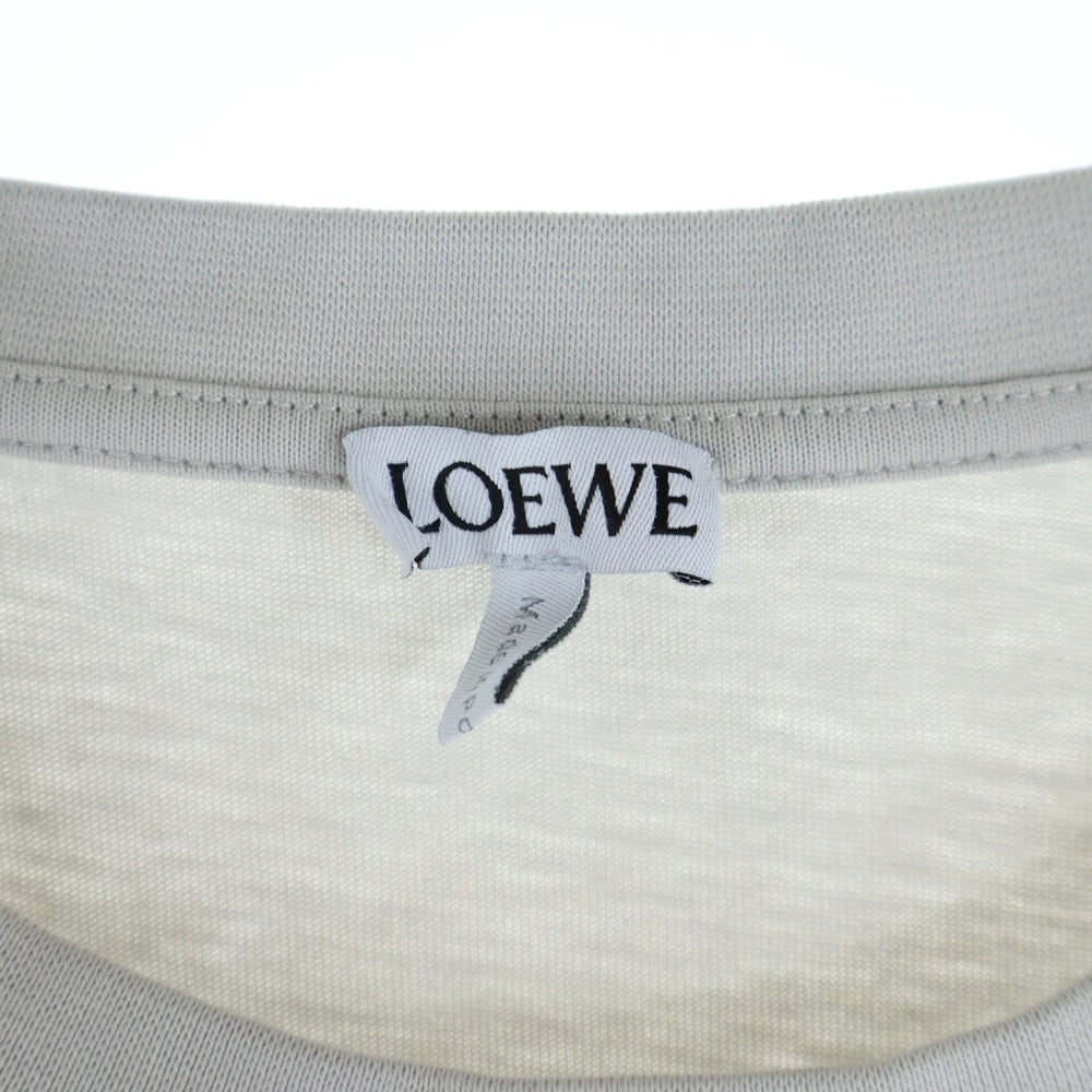 LOEWE(ロエベ) アナグラム刺繍 半袖Tシャツ カットソー グレー H526Y22XBC