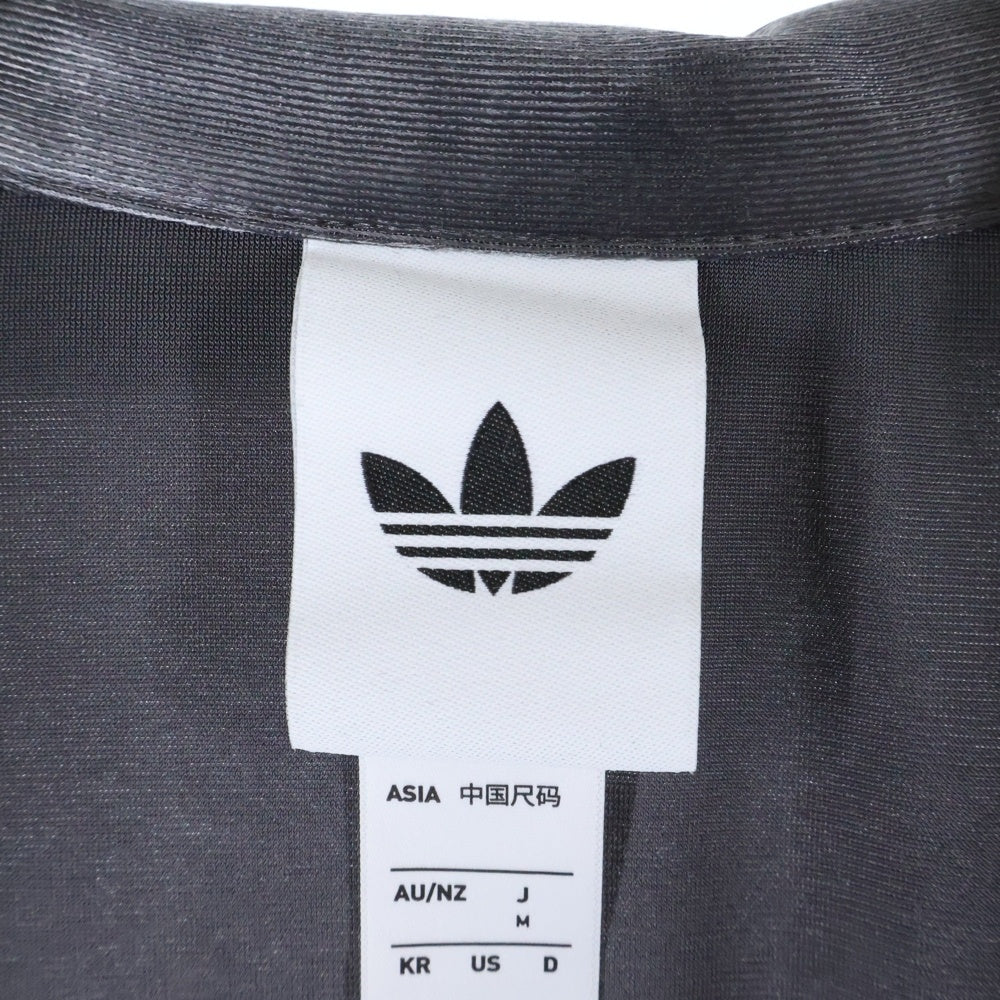 adidas(アディダス) アームライン メタリックトラックジャケット スウェット グレー JX1496