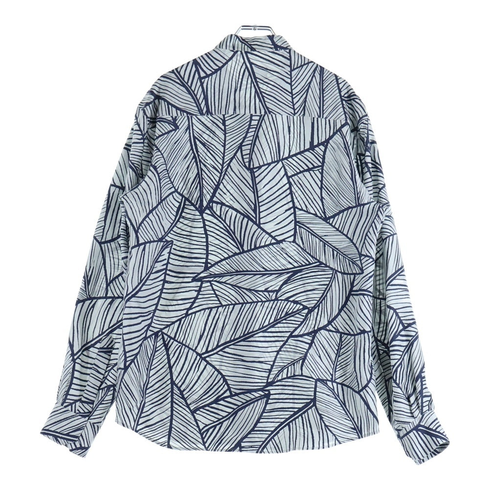 GIORGIO ARMANI(ジョルジオアルマーニ) 25SS リーフ柄 長袖シャツ