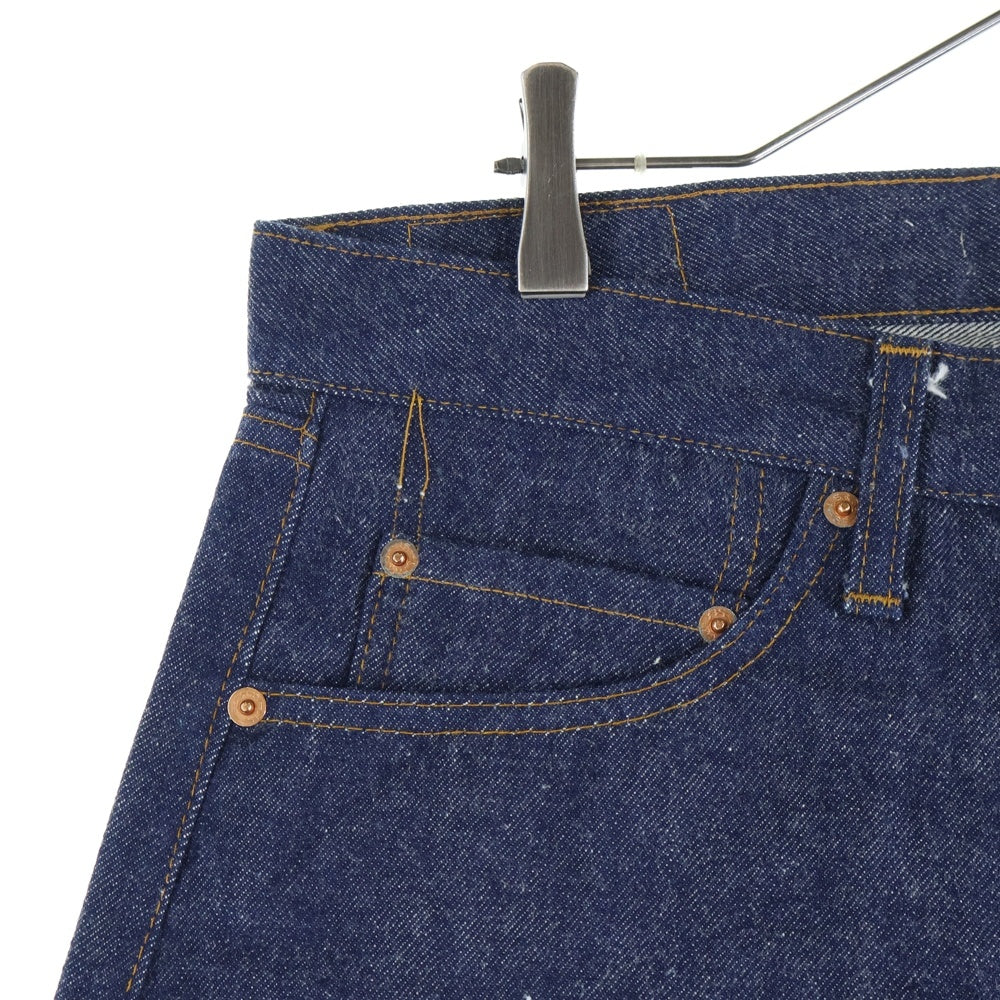 Levi's(リーバイス) 70s VINTAGE 501 66後期 ボタンフライデニムパンツ デッドストック フラッシャー付き インディゴ