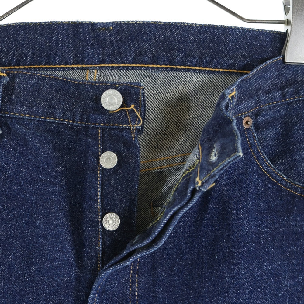 Levi's(リーバイス) 60s VINTAGE 501XX ギャラ入り 隠しリベット ボタン裏無刻印 Vステッチ ボタンフライデニムパンツ インディゴ