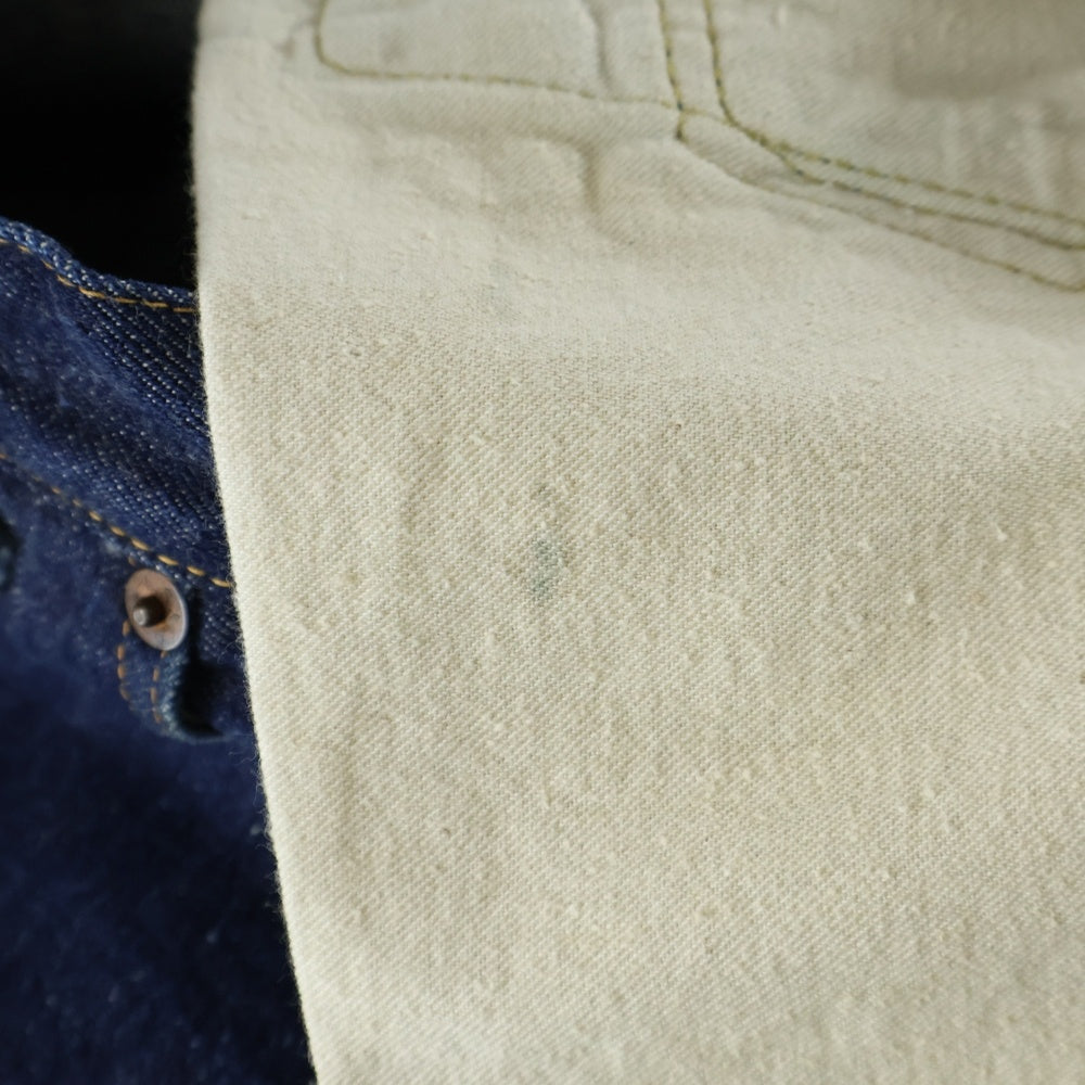 Levi's(リーバイス) 60s VINTAGE 501XX ギャラ入り 隠しリベット ボタン裏無刻印 Vステッチ ボタンフライデニムパンツ インディゴ