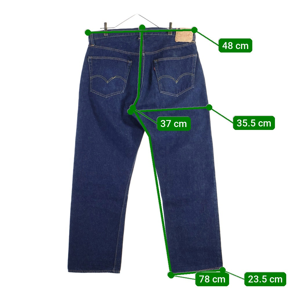 Levi's(リーバイス) 60s VINTAGE 501XX ギャラ入り 隠しリベット ボタン裏無刻印 Vステッチ ボタンフライデニムパンツ インディゴ