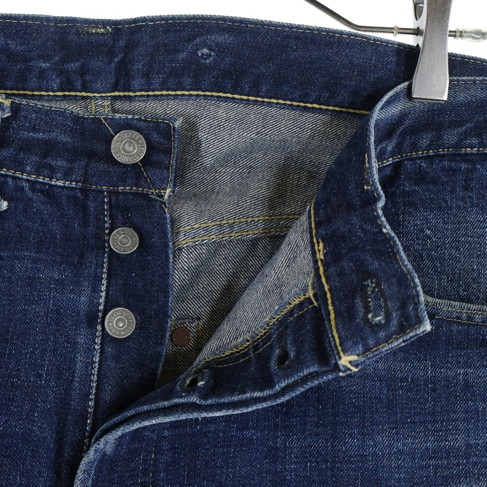 Levi's(リーバイス) 40s VINTAGE 501 47model BIG E ボタン裏刻印無し ツメ刻印 片面タブ デニム パンツ インディゴ
