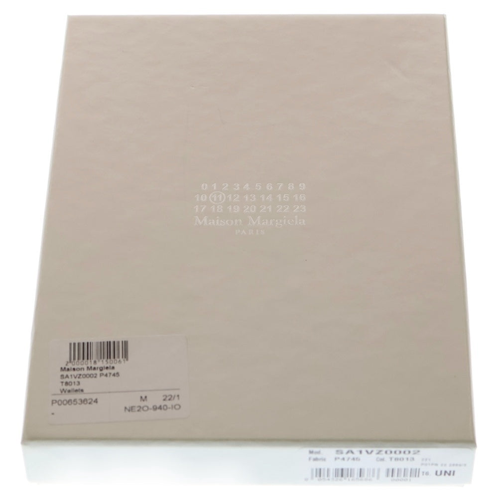 Maison Margiela(メゾンマルジェラ) 4ステッチ グレイニーレザー スマートフォンフォルダー ショルダーポーチ ブラック SA1VZ0002 レディース