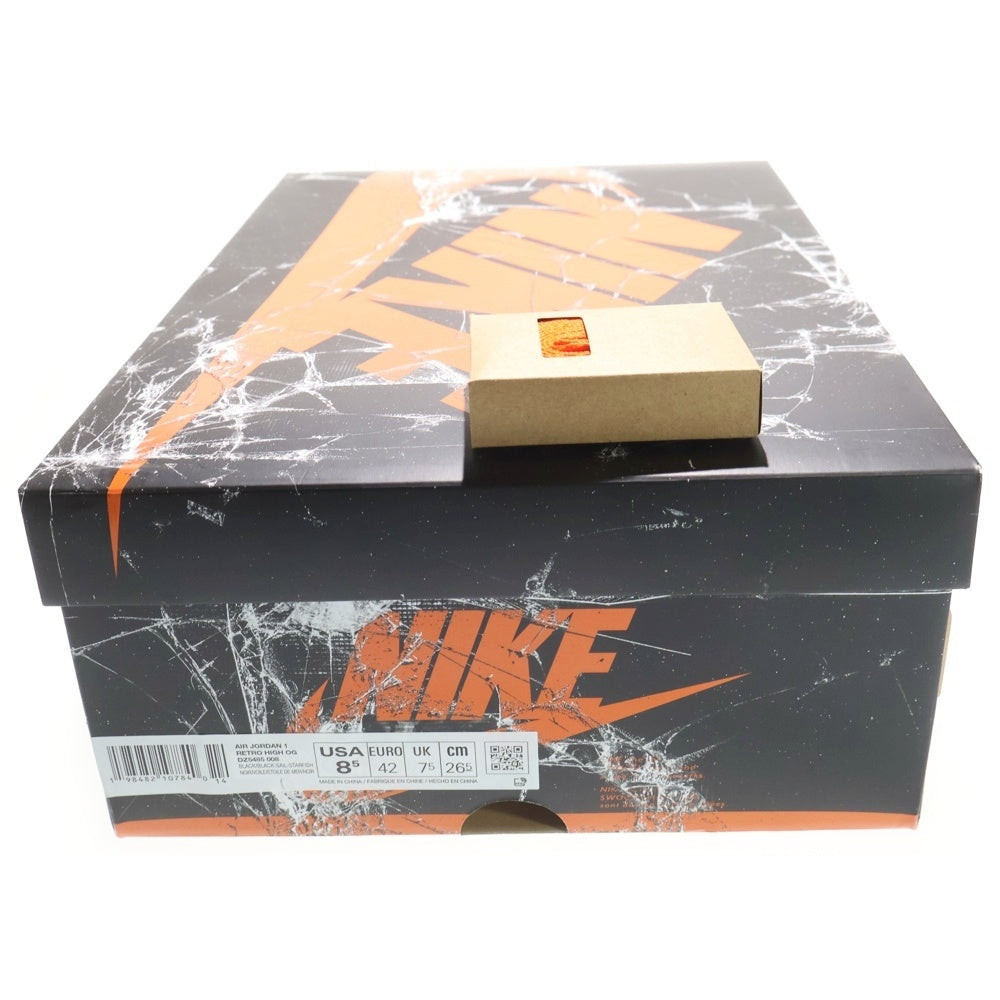 NIKE(ナイキ) AIR JORDAN 1 RETRO HIGH OG SHATTERED BACKBOARD エア ジョーダン 1 レトロ シャッタードバックボード ハイカットスニーカー オレンジ US8.5/26.5 DZ5485-008