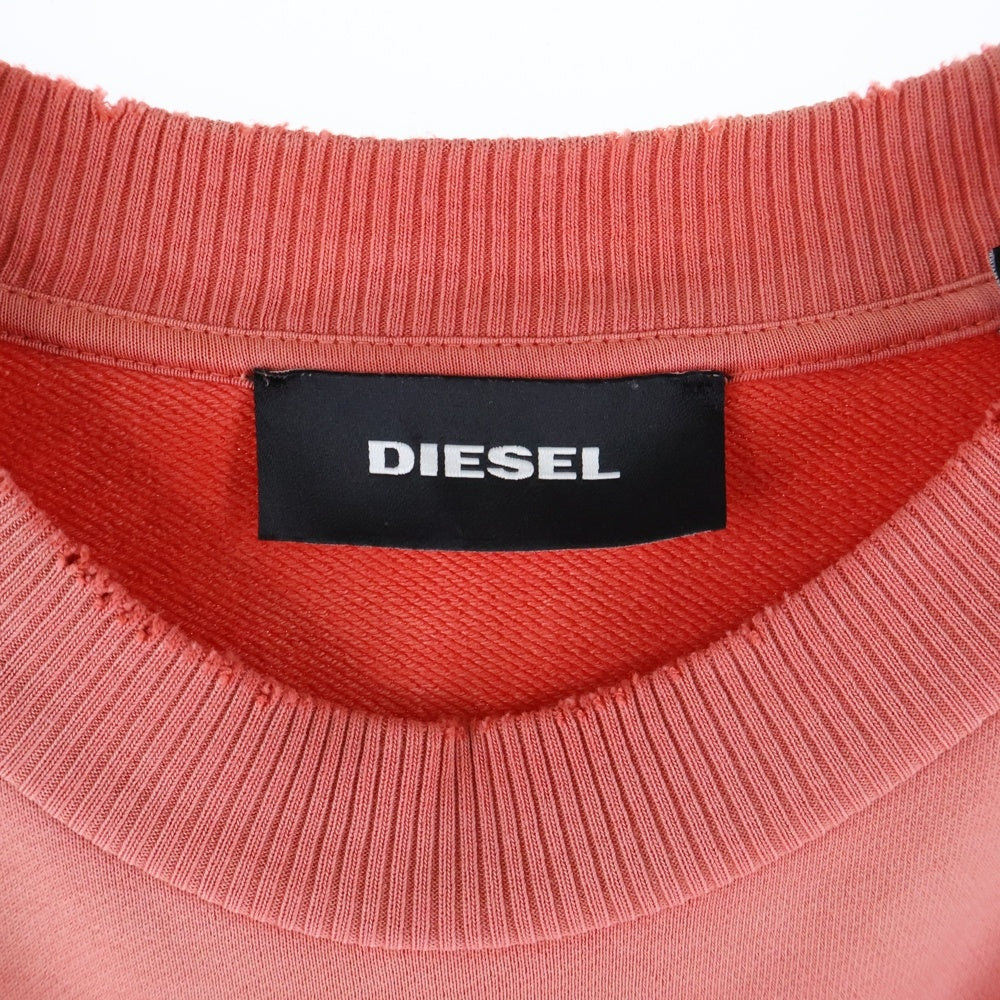 DIESEL(ディーゼル) グラデーション クルーネックスウェット トレーナー ピンク
