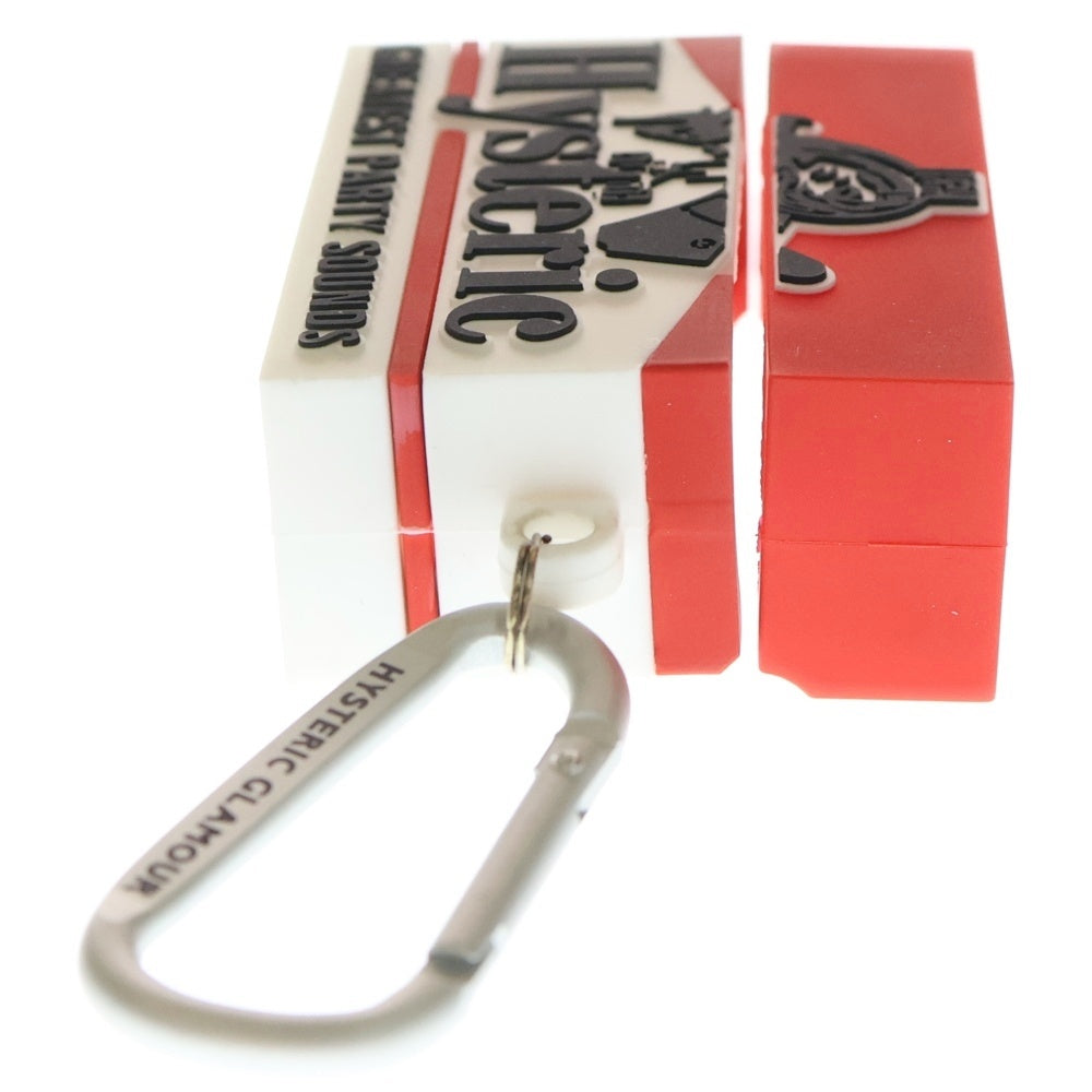 HYSTERIC GLAMOUR(ヒステリックグラマー) AirPodsPro Case シリコン エアーポッズケース レッド/ホワイト