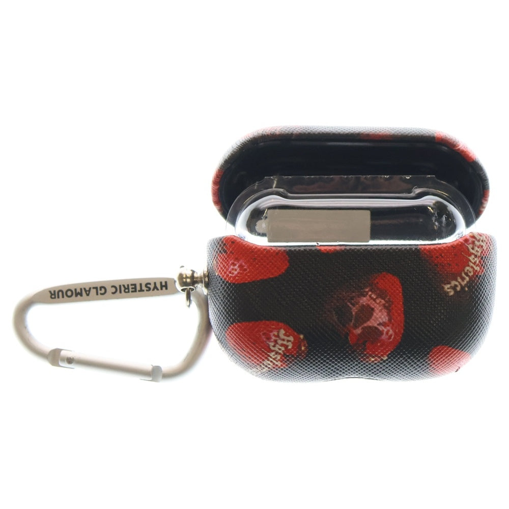 HYSTERIC GLAMOUR(ヒステリックグラマー) AirPodsPro Case SKULL BERRY スカルベリーデザイン エアーポッズケース ブラック