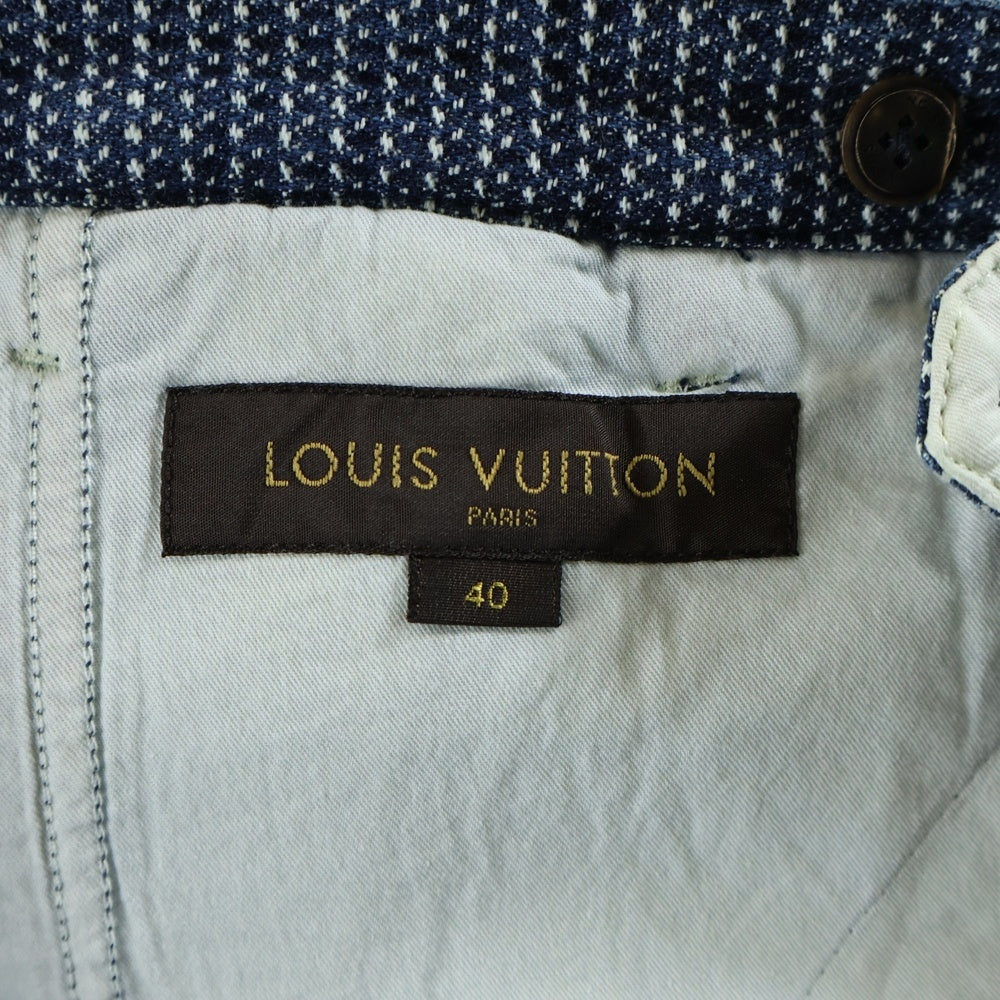 LOUIS VUITTON(ルイヴィトン) 13SS ツイード ハーフパンツ ショーツ ブルー RM131 H3PA93BUC