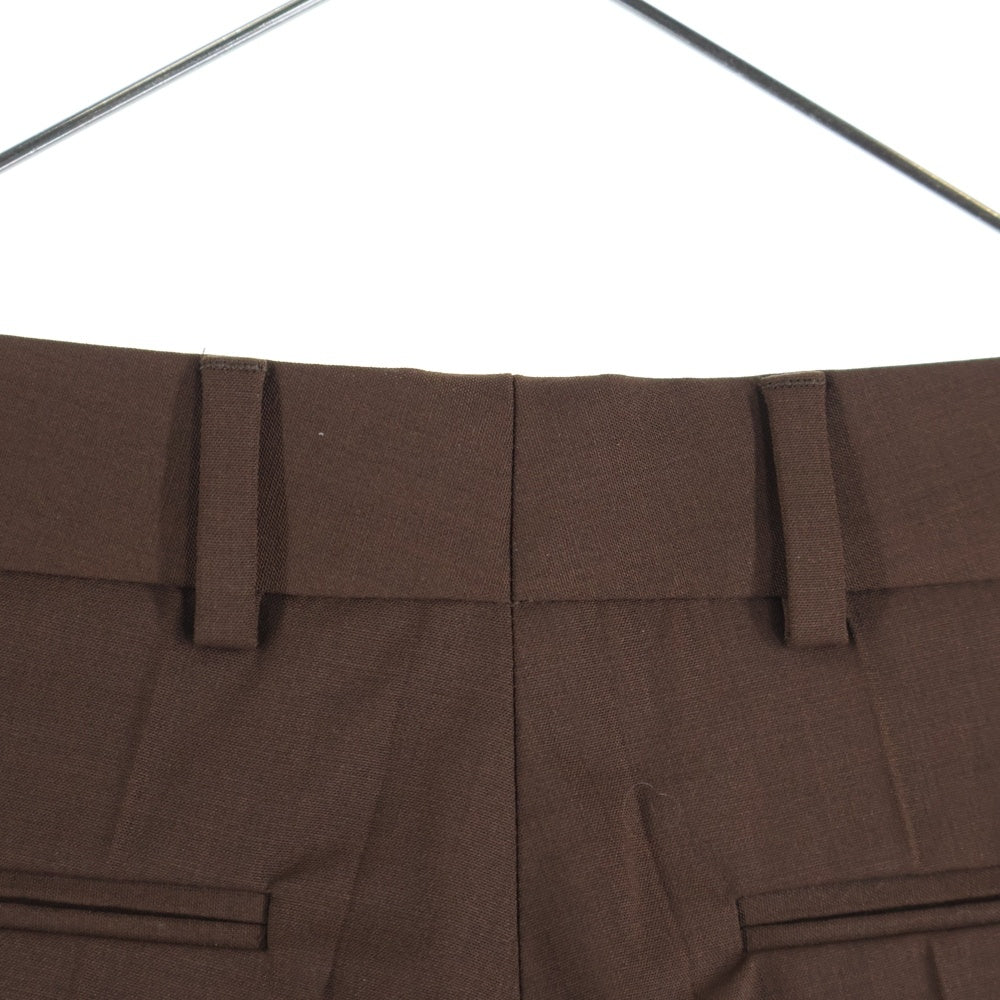 VALENTINO(ヴァレンティノ) ウール1タックトラウザーショーツ パンツ ブラウン VV0RDB286DP