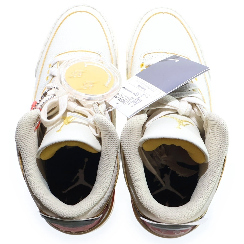 NIKE(ナイキ) ×J Balvin AIR JORDAN 3 RETRO SUNSET J バルヴィン ジョーダン3 ハイカットスニーカー サンセット セイル US6/24cm
