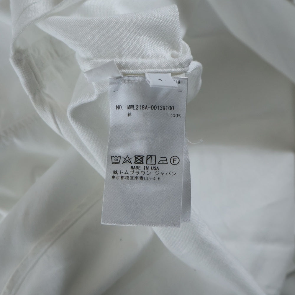 THOM BROWNE(トムブラウン) 長袖シャツ コットンシャツ ホワイト MWL218A-00139100