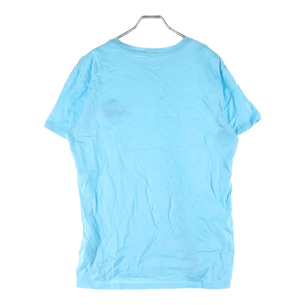 MONCLER(モンクレール) ロゴワッペン付き半袖Tシャツ カットソー ブルー H10918C00057 8390Y