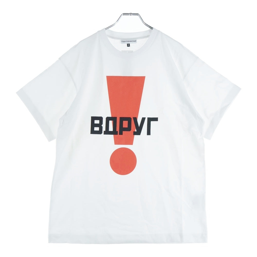 Gosha Rubchinskiy(ゴーシャラブチンスキー) 18AW グラフィック半袖Tシャツ カットソー ホワイト G013T013-1