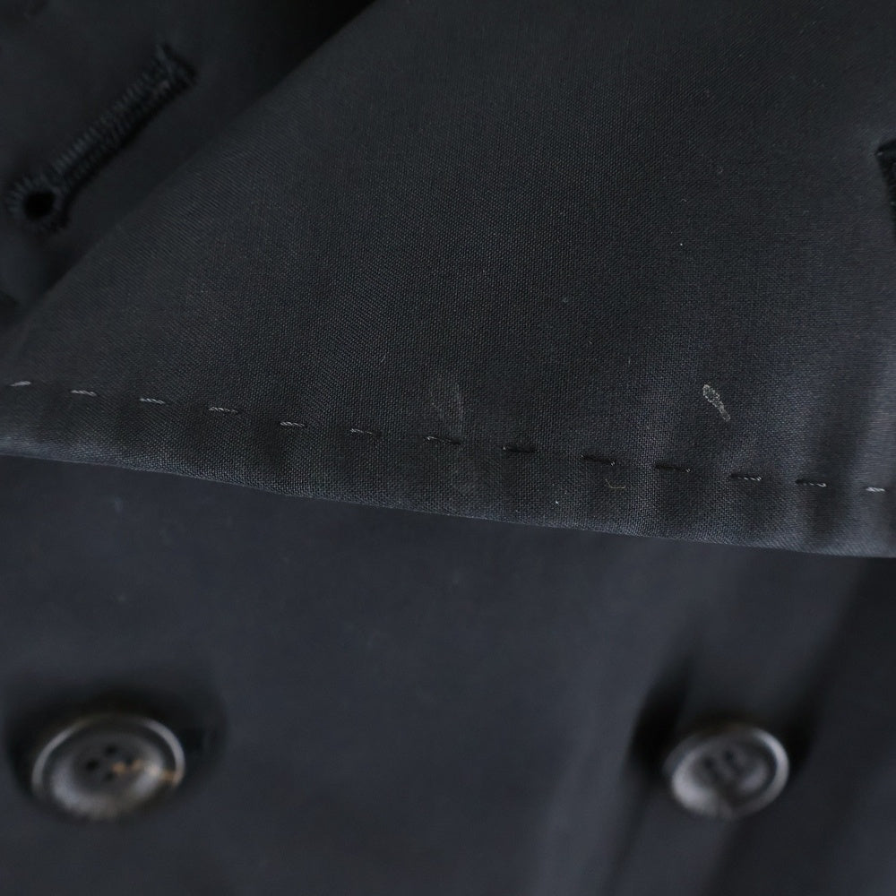 BURBERRY(バーバリー) Pコート 裏地チェック柄ジャケット ブラック FD216-09