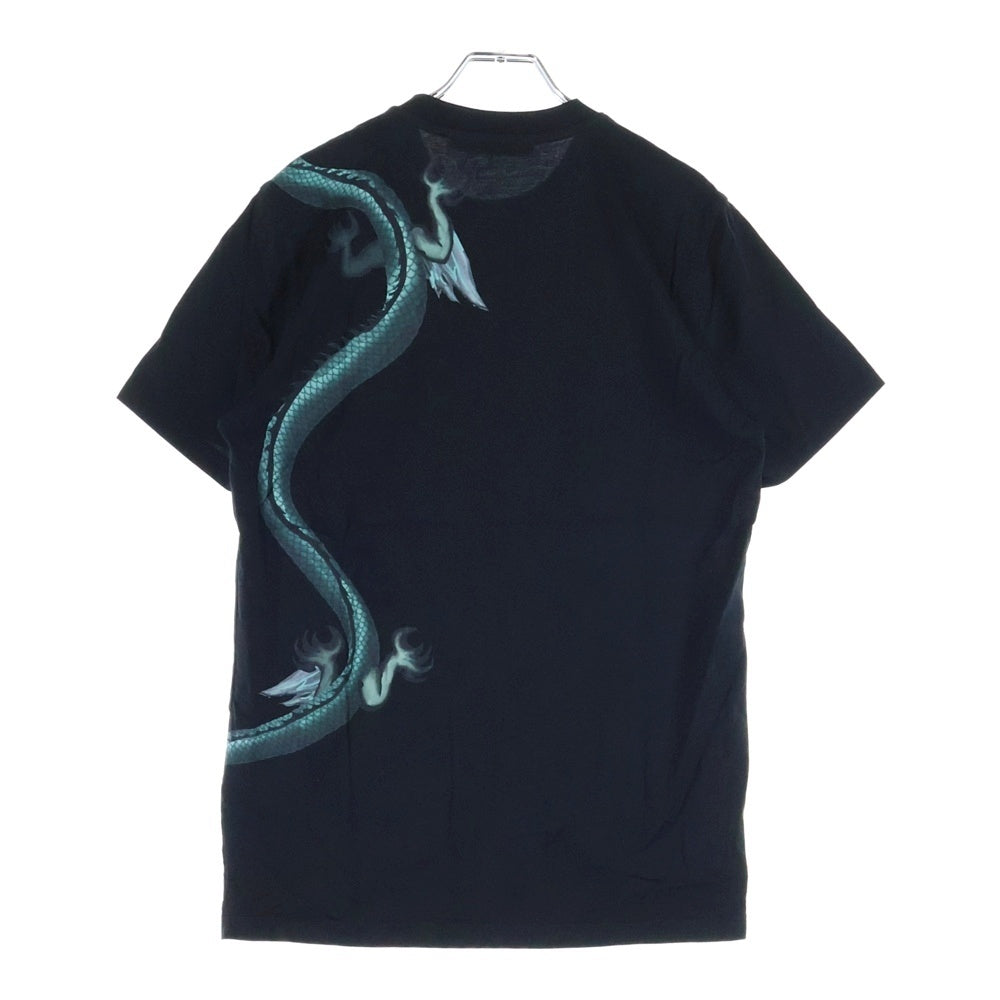 GIVENCHY(ジバンシィ) ドラゴンプリント 半袖Tシャツ カットソー ブラック BM70F43002