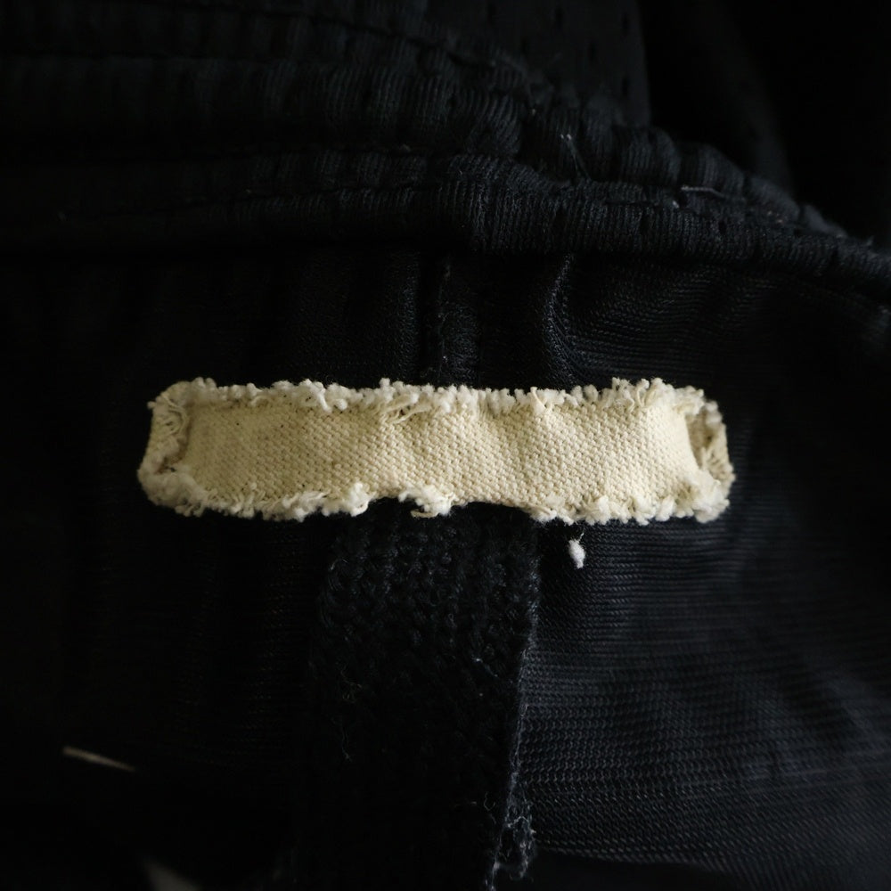 OFF-WHITE(オフホワイト) フロントプリント メッシュ ハーフパンツ ショーツ ブラック 1178-343-3484