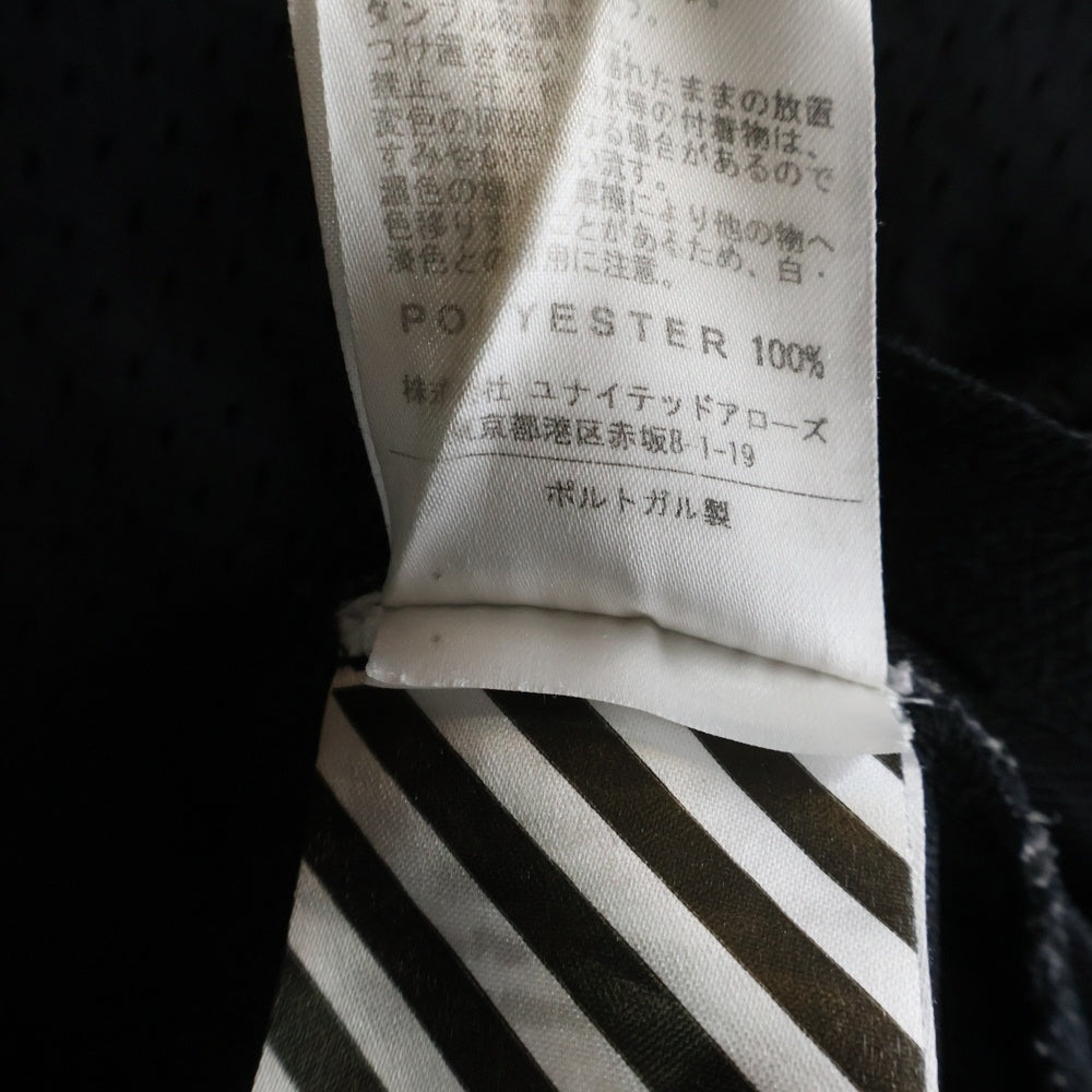 OFF-WHITE(オフホワイト) フロントプリント メッシュ ハーフパンツ ショーツ ブラック 1178-343-3484