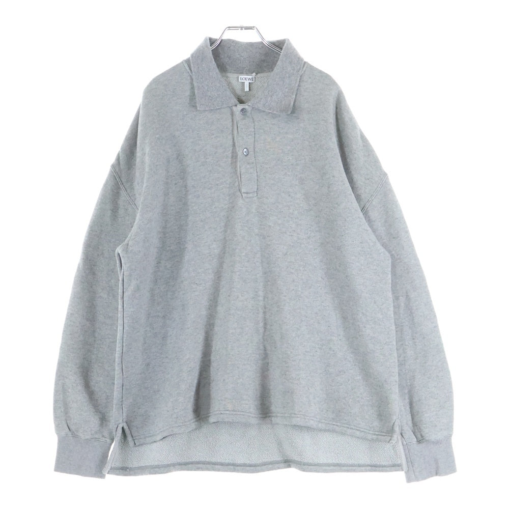LOEWE(ロエベ) Polo Sweatshirt ポロスウェットシャツ グレー H526Y23X44